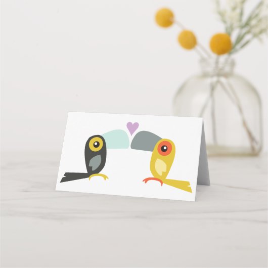 Carte De Placement Toucans (Devant)