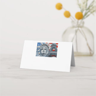 Carte de Placement | Tour Eiffel & Statue de la Li