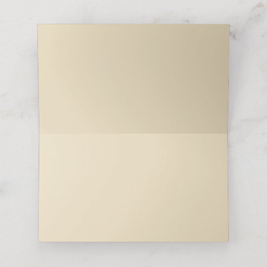 Carte De Placement Tournesol jaune avec cadre d'art mariage (Intérieur déplié)