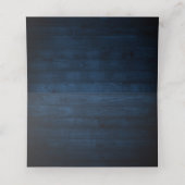 Carte De Placement Tournesols rustiques Mariage bleu marine (Intérieur déplié)