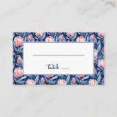Carte De Placement Tranquil Navy Floral Botanical (Devant)