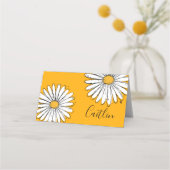 Carte De Placement Trending Daisy Orange Inky Art (Devant)