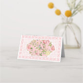 Carte De Placement Trianon chinois rose (Dos)