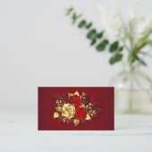 Carte De Placement Trois Roses de bijoux (Debout devant)