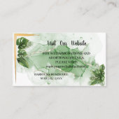 Carte De Placement TropicalPalm Visitez notre site Mariage Insertion (Devant)