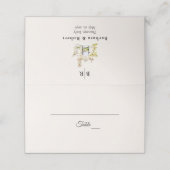 Carte De Placement Tuscany Italy Destination Wedding (Extérieur déplié)