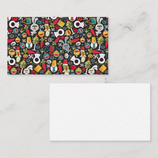 Carte De Placement Ugly Christmas and Happy New Year (Devant / Derrière)