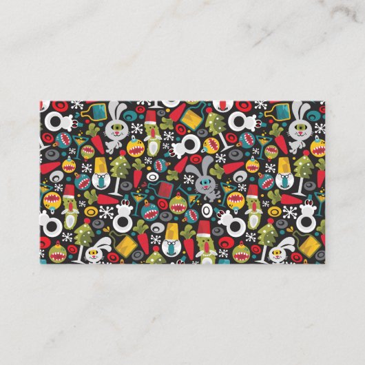 Carte De Placement Ugly Christmas and Happy New Year (Devant)