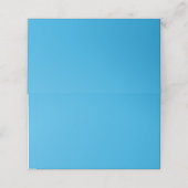 Carte De Placement un arrière - plan bleu avec un (Extérieur déplié)