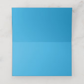 Carte De Placement un arrière - plan bleu avec un (Intérieur déplié)