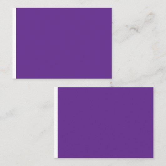 Carte De Placement un arrière - plan pourpre avec un (Devant / Derrière)
