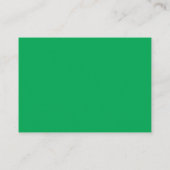 Carte De Placement un arrière - plan vert avec un (Dos)