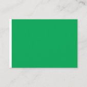 Carte De Placement un arrière - plan vert avec un (Devant)