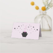 Carte De Placement Un Bébé brasse un Baby shower de sorcière (Dos)