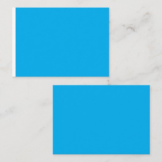 Carte De Placement un ciel bleu avec un avion (Devant / Derrière)