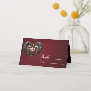 Carte De Placement Un coeur gothique étonnant