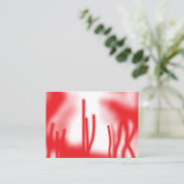 Carte De Placement Un design graphique avec sha rouge et orange audac (Debout devant)