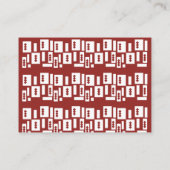 Carte De Placement Un tapis rouge avec un motif texturé est étalé sur (Dos)