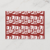 Carte De Placement Un tapis rouge avec un motif texturé est étalé sur (Devant)