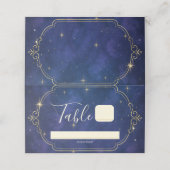 Carte De Placement Une nuit parmi les Stars Celestial Mariage (Extérieur déplié)