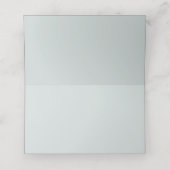 Carte De Placement Une végétation fleurie moderne et simple Réception (Intérieur déplié)