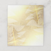 Carte De Placement Vacances de Noël moderne Gold Stars Pine Trees (Extérieur déplié)