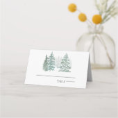 Carte De Placement Vacances d'hiver (Devant)