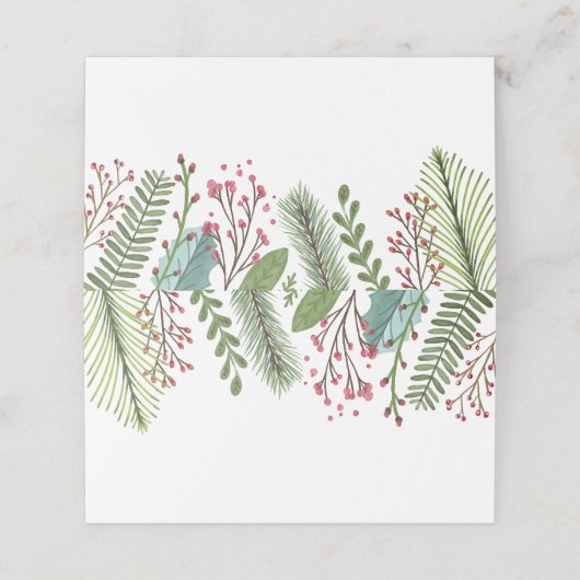 Carte De Placement Vacances Modernes | Vacances (Extérieur déplié)