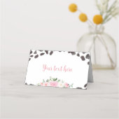 Carte De Placement Vache Imprimer Anniversaire de la fête Carte Place (Dos)
