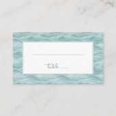 Carte De Placement Vague Océanique Bleu Tranquille (Devant)