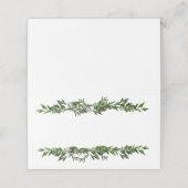 Carte De Placement Végétation de la branche d'olivier (Extérieur déplié)