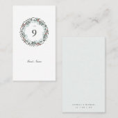 Carte De Placement Végétation d'hiver Jour botanique de l'invité (Devant / Derrière)