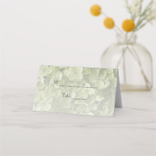 Carte De Placement Vert Annabelle Hydrangea Fleurs Mariage