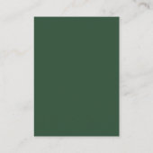 Carte De Placement Vert Pin (Dos)