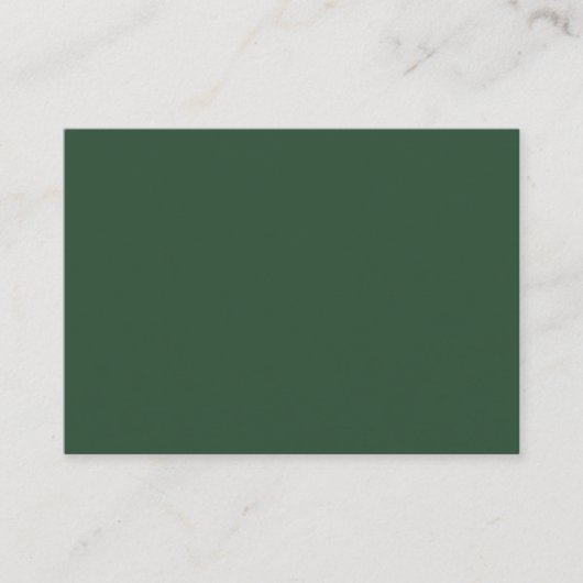 Carte De Placement Vert Pin (Devant)
