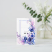 Carte De Placement Verticale, 💙 à 2 côtés (Debout devant)