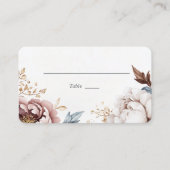 Carte De Placement Victorian Peony Luxe Flat Mariage (Devant)