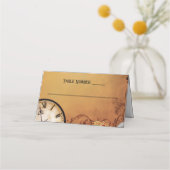 Carte De Placement Victorian Steampunk Elegance Mariage (Dos)