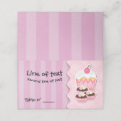 Carte De Placement Viennoiseries et bonbons (Extérieur déplié)