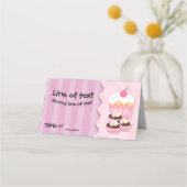 Carte De Placement Viennoiseries et bonbons (Devant)