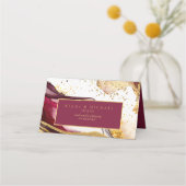 Carte De Placement Vin rouge Mariage Abstrait Sparkling ID1018 (Dos)