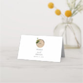 Carte De Placement Vin rustique Barrel Vignoble Mariage (Dos)