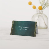 Carte De Placement Vintage cadre doré (Dos)