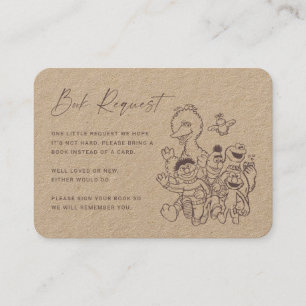 Carte De Placement Vintage Sésame Street Baby Book Demande Insérer