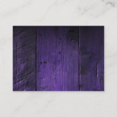 Carte De Placement Violet Rustique Grange Mariage Merci (Dos)