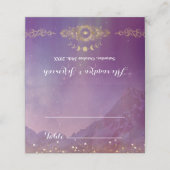 Carte De Placement Violet Sky Gold Moon (Extérieur déplié)