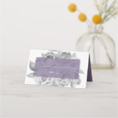Carte De Placement Violet vintage (Devant)