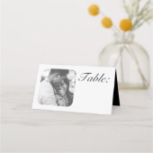 Carte De Placement Vos 2 Photos Numéros de tableau Carte de place (Dos)