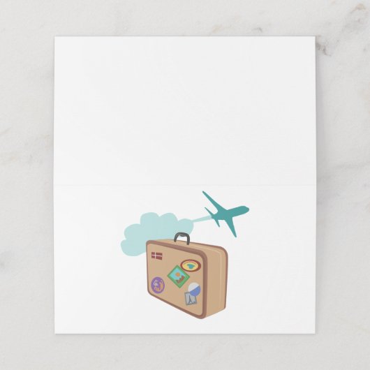 Carte De Placement Voyage (Extérieur déplié)