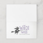 Carte De Placement Warts de sorcière Halloween Candy Bag Topper (Extérieur déplié)